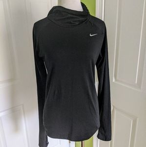 Black Nike Dri-fit Running Hoodie, Size S